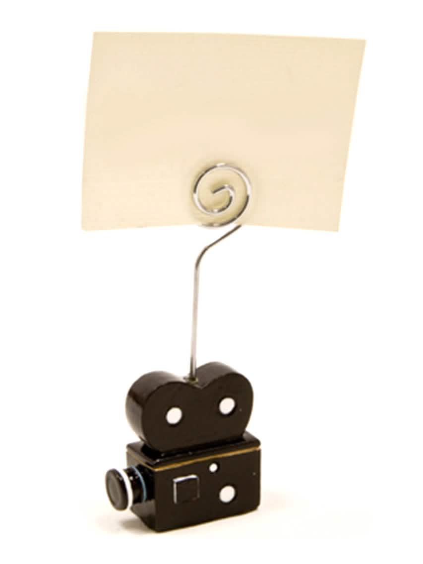 Карта за място черен филмов макет от смола