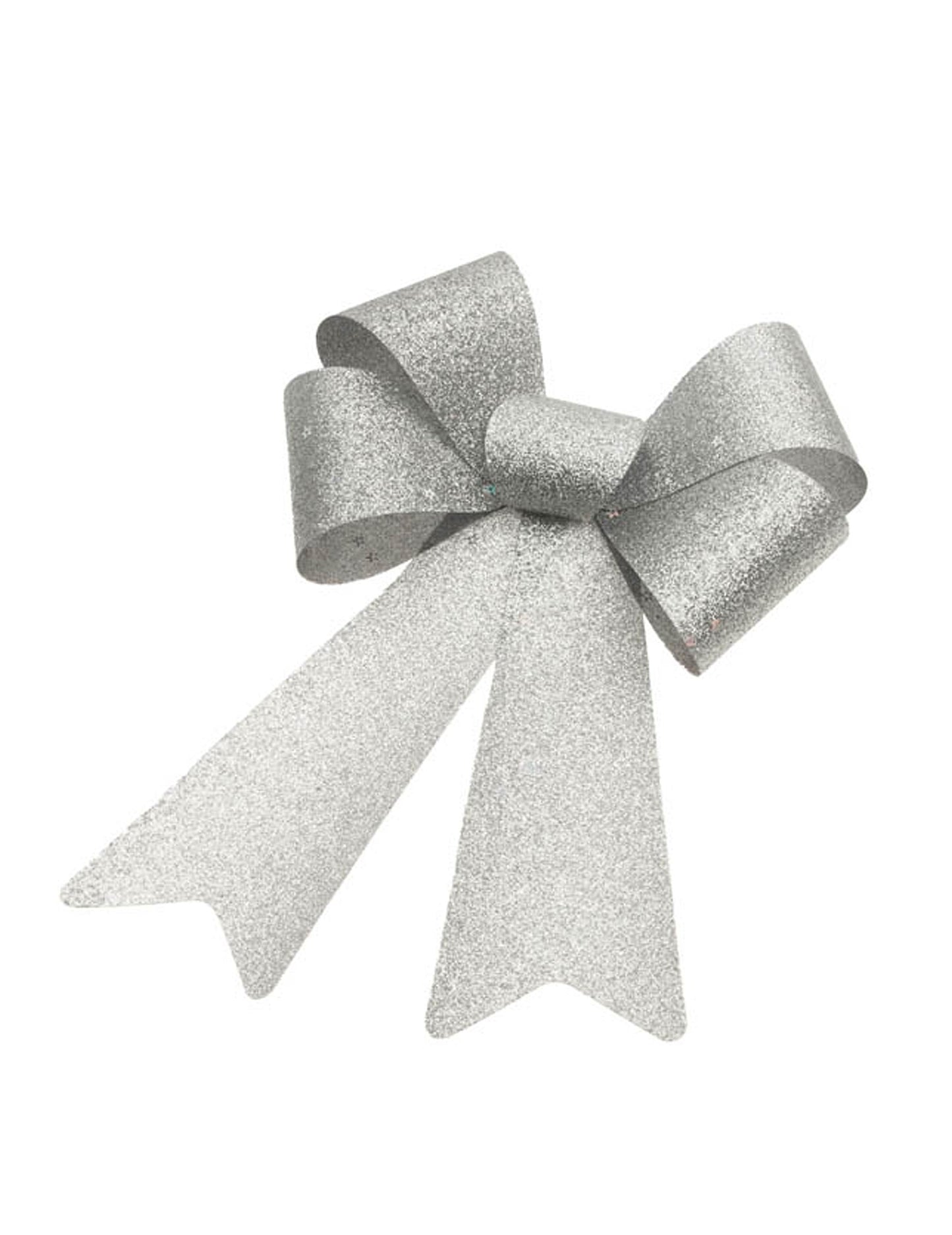 Сребърна пайетена панделка 23 x 40 cm