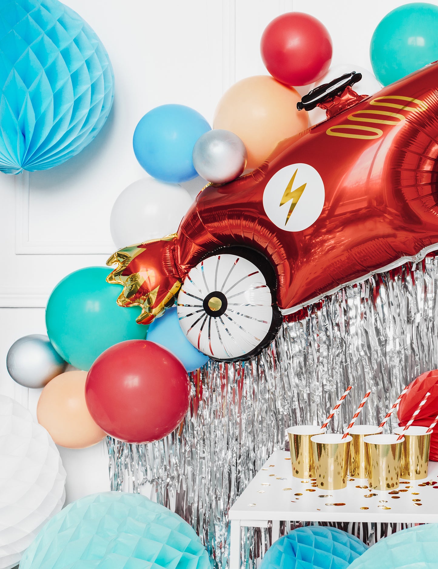 100 пастелно червени латексови балона 26 cm естествен каучук