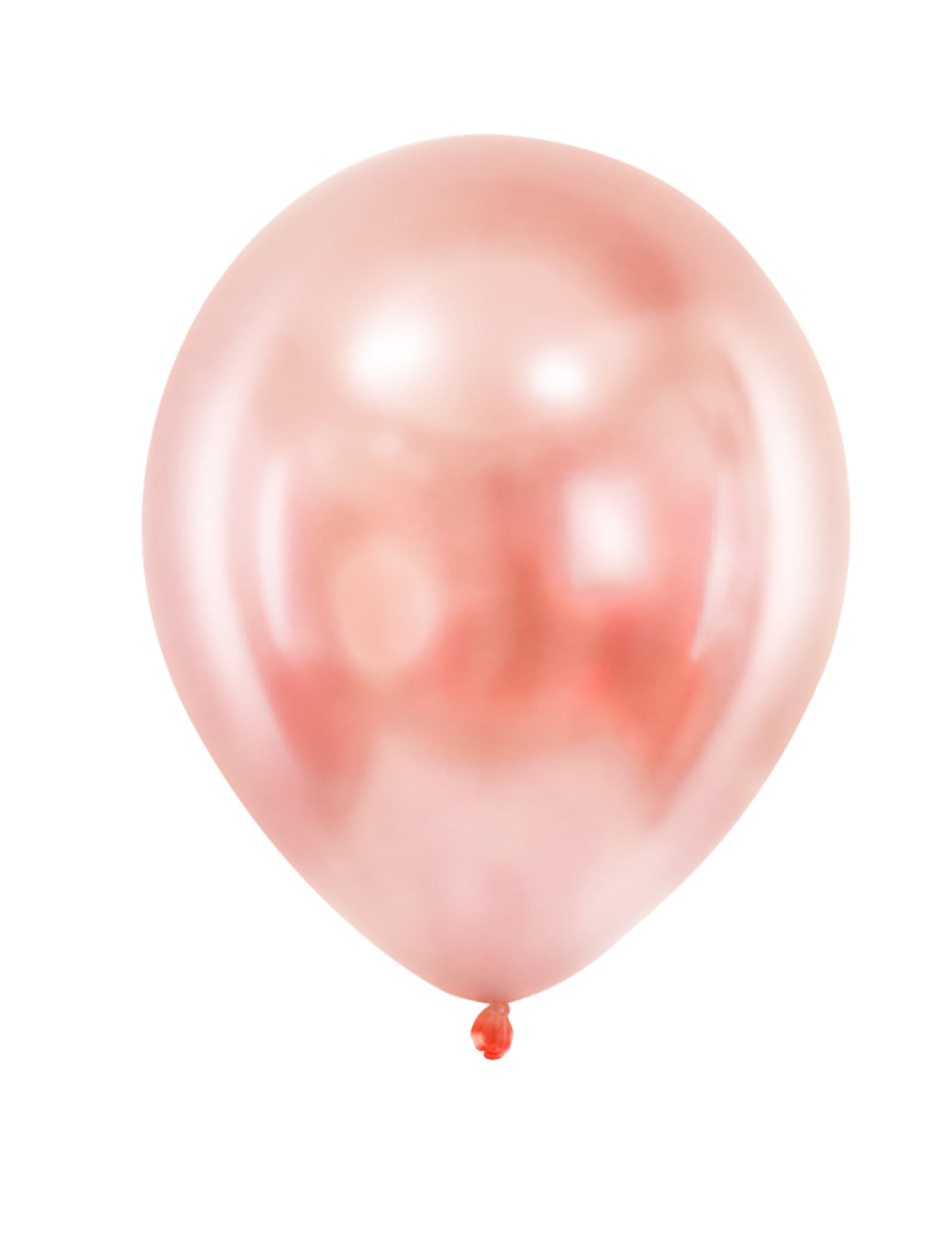 Ballons latex métallisés pour fête rose gold