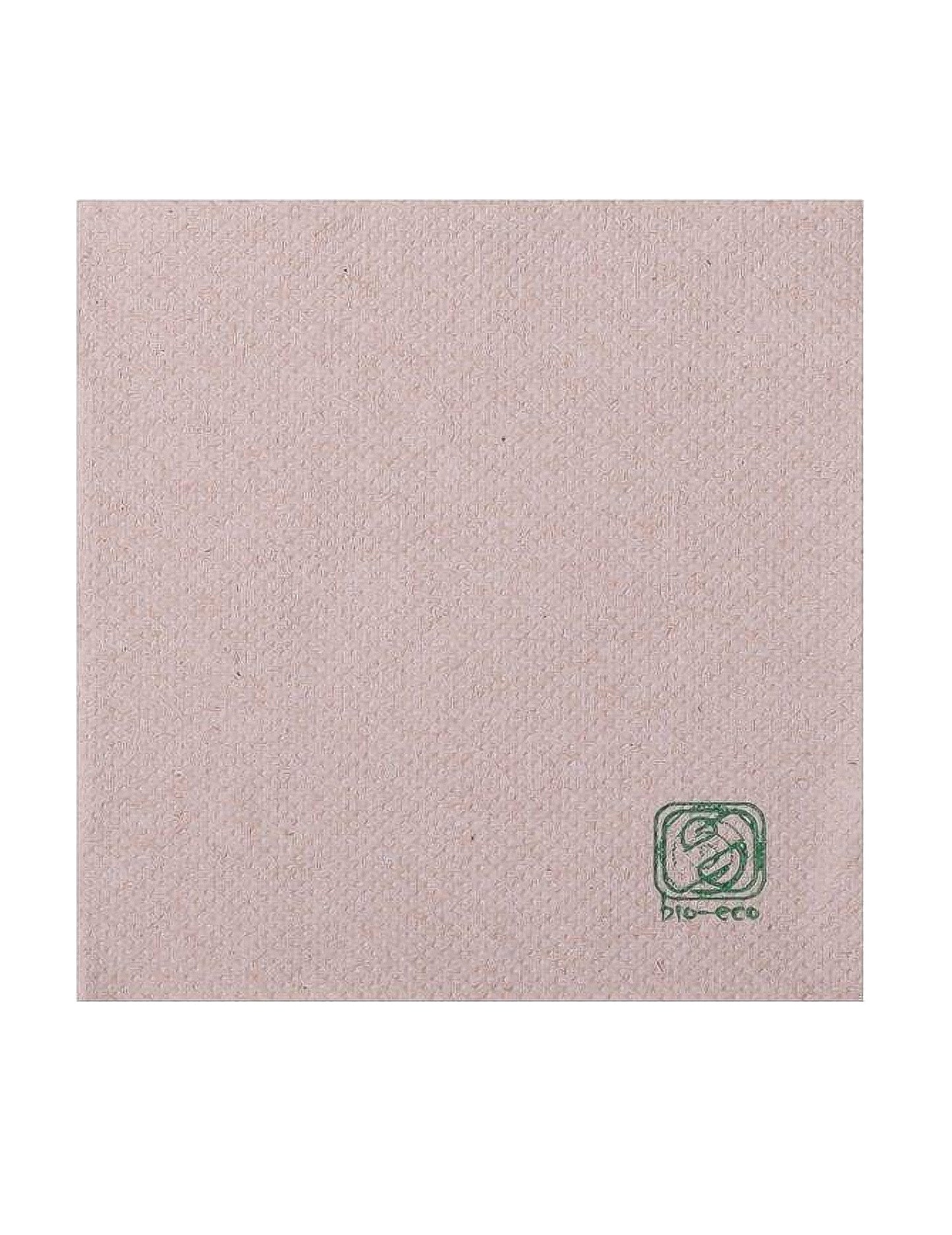 100 serviettes à cocktail en ouate recyclée 20 x 20 cm compostables