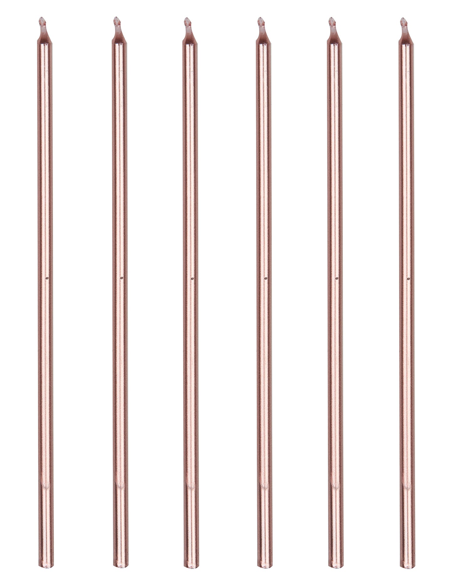 16 гигантски розови златни свещи 18 см