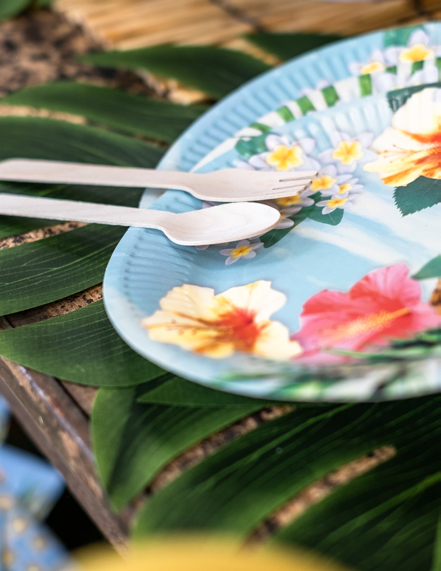 18 дървени прибори 16 см 16 см