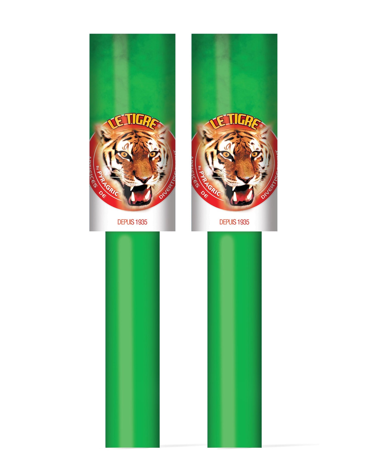 2 зелени ръчни димни гранати, 45 секунди