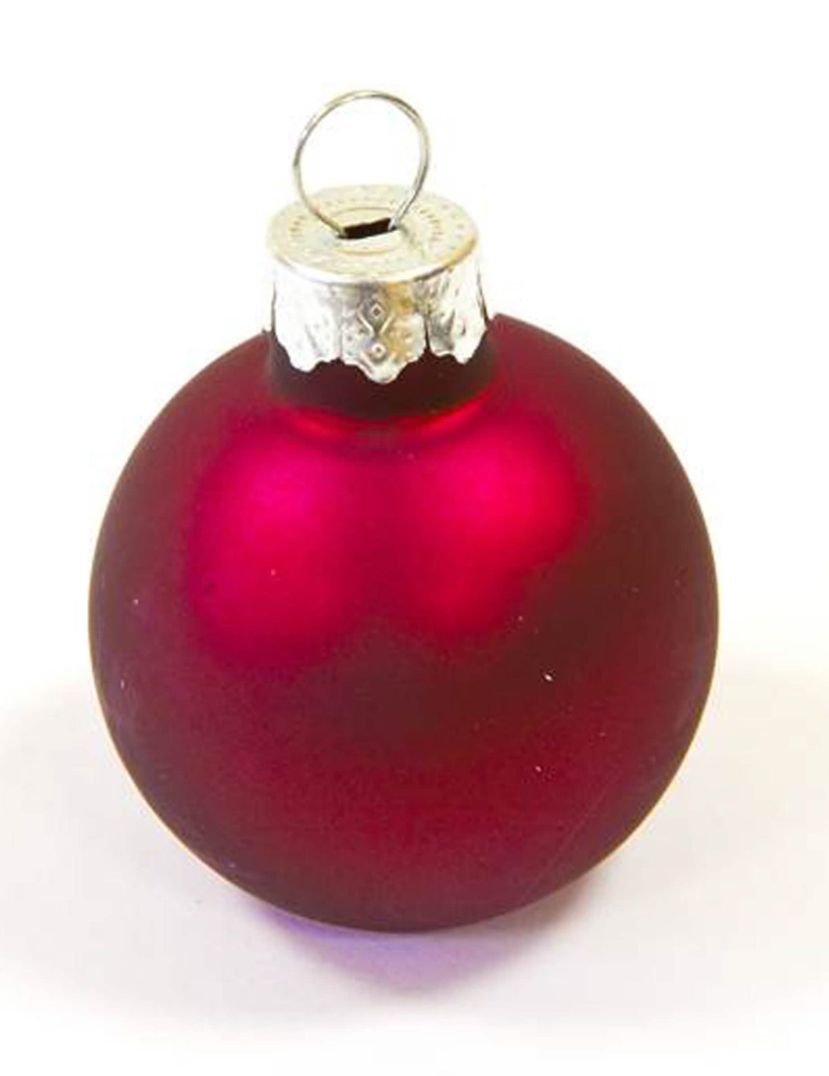Marque-place boule de Noël pour décoration de table rouge avec anneau porte-nom