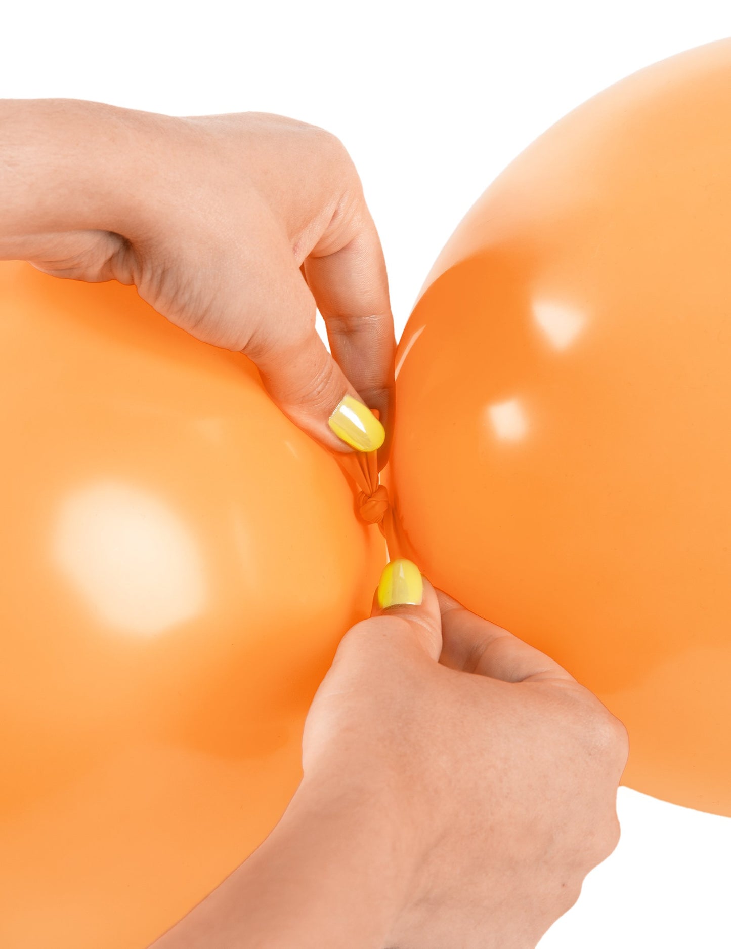 20 оранжеви балона за свързване 28 cm