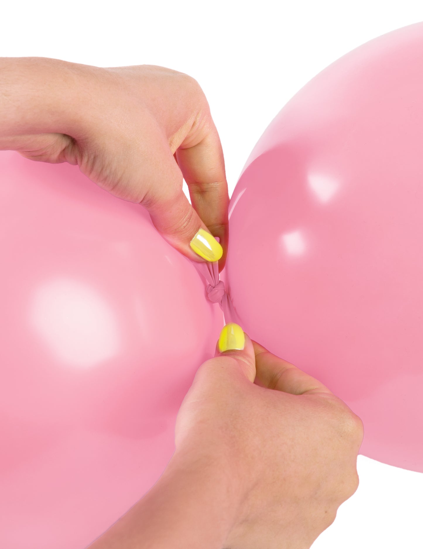 20 пастелно розови балона за свързване 28 cm