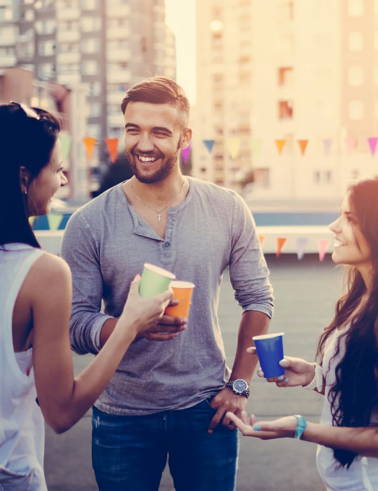 20 американски чаши рециклируеми тюркоазени рециклируеми 53 cl