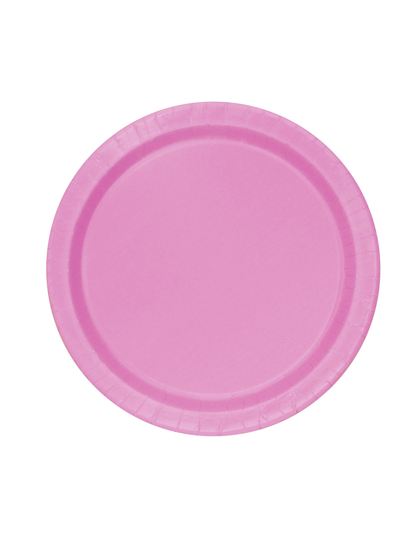 20 малки кръгли розови картонени чинийки 18 cm