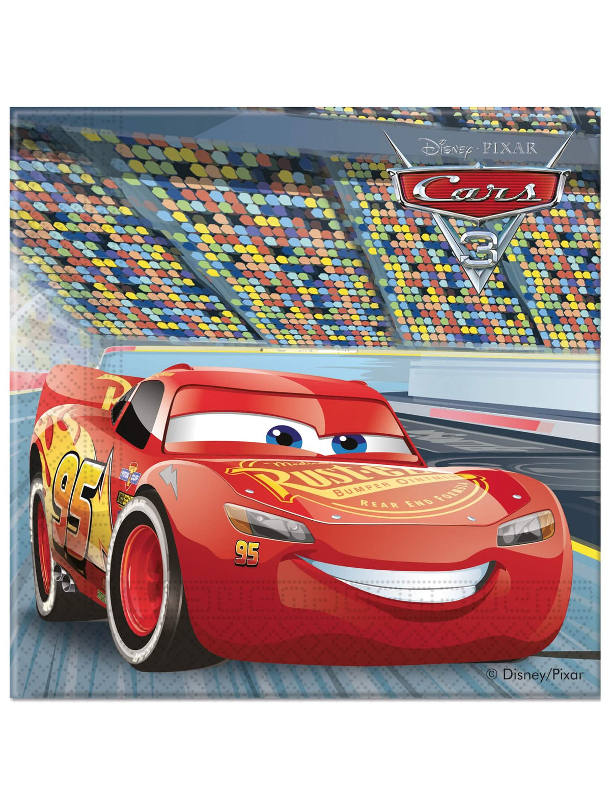 хартиени салфетки Flash McQueen Cars 3 за дете червен