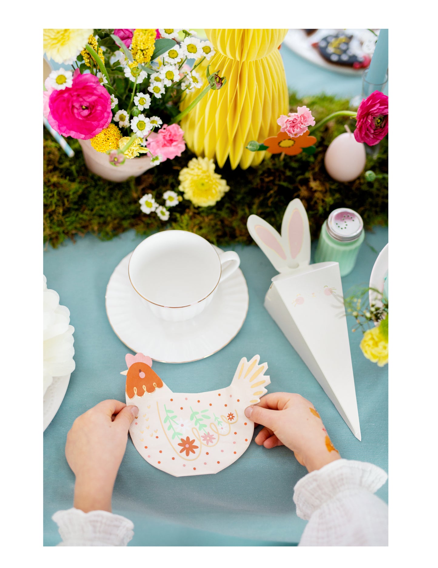 20 великденски пилешки хартиени кърпи 32 x 26 cm