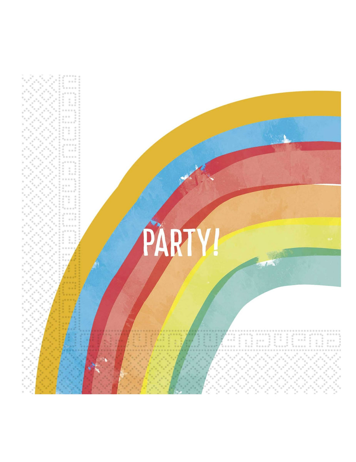 хартиени салфетки rainbow party за рожден ден arc-en-ciel многоцветно