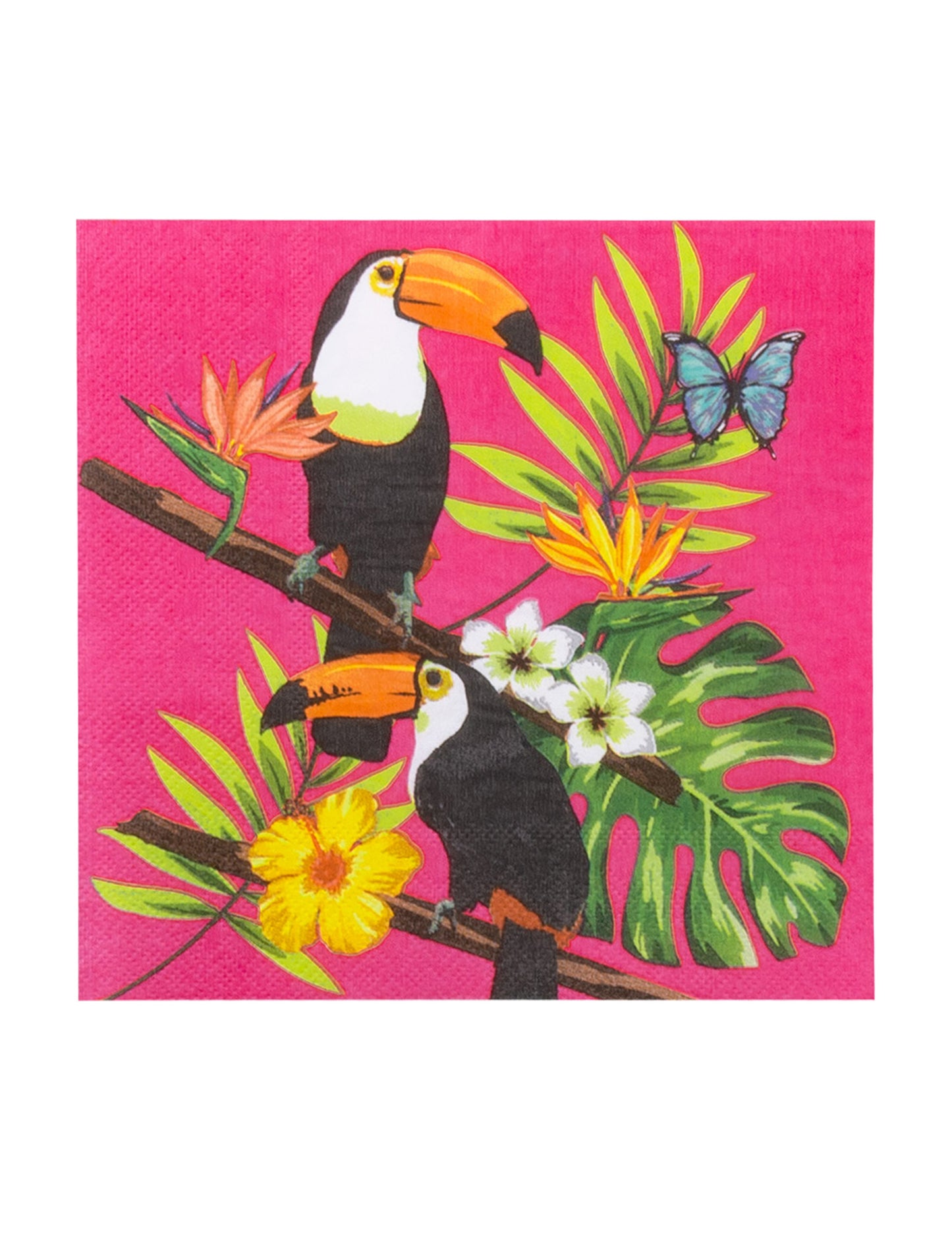 20 Toucan Fuchsia хартиени кърпи 33 x 33 cm