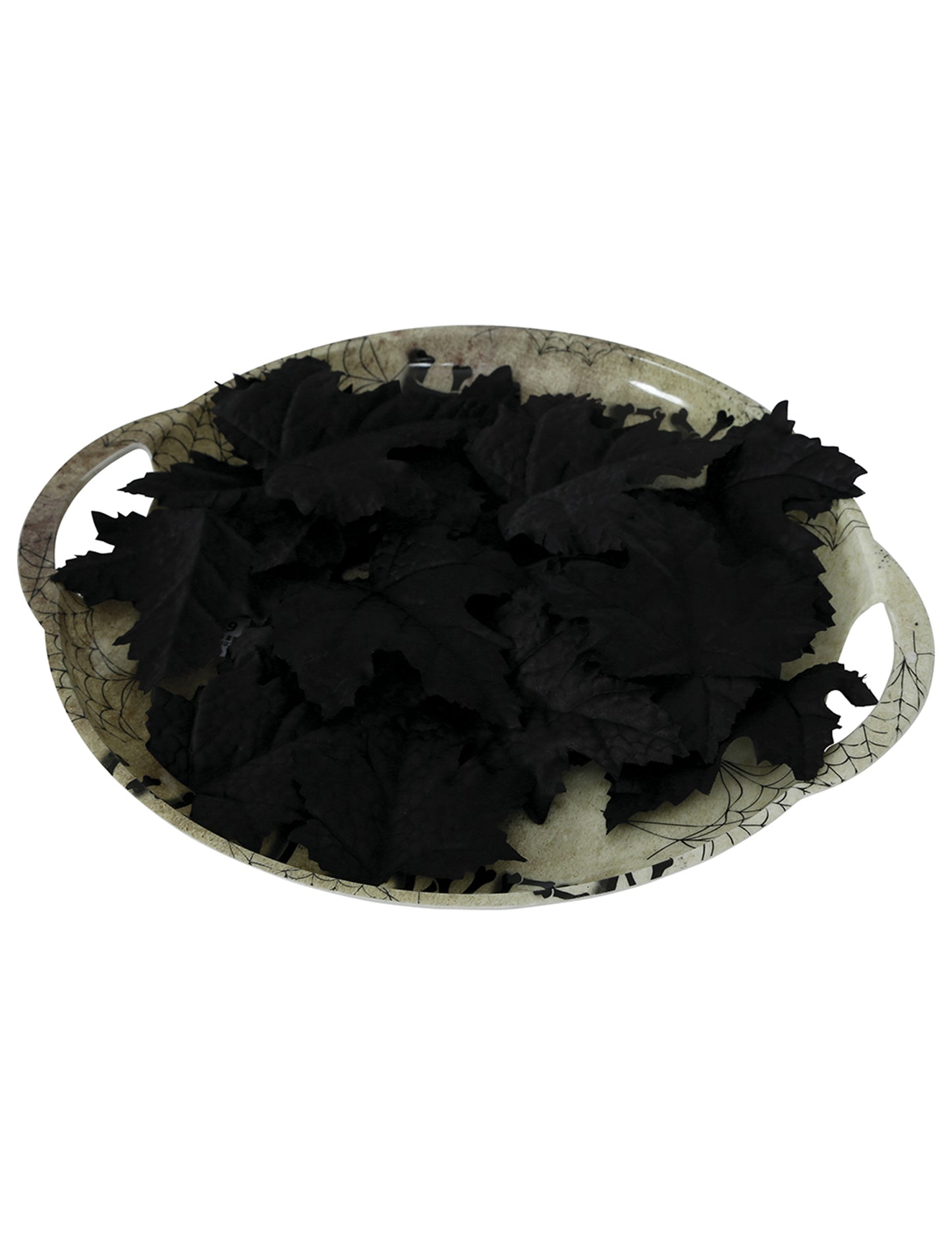 24 Черни листа 10 cm