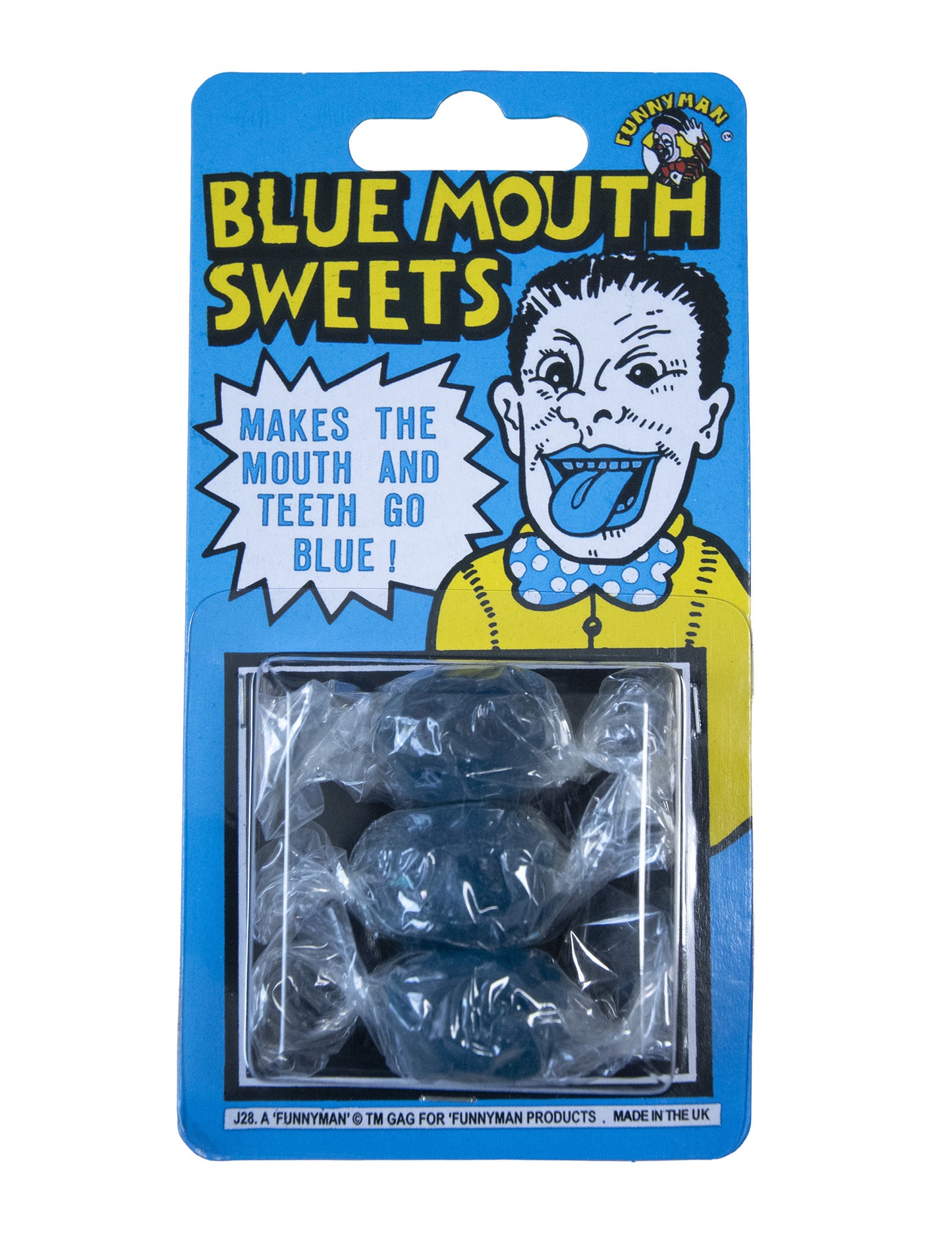 3 бонбона със син език - шеги и закачки