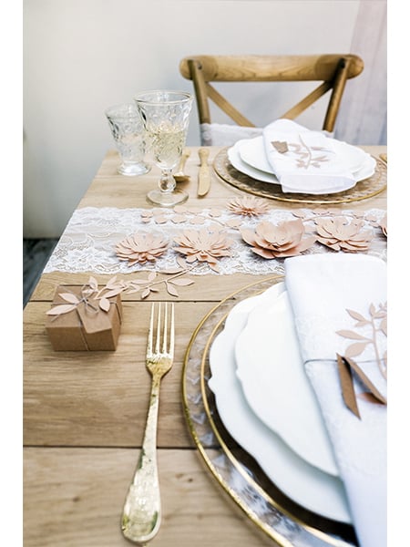 3 розови хартиени цветя 10 cm DIY комплект