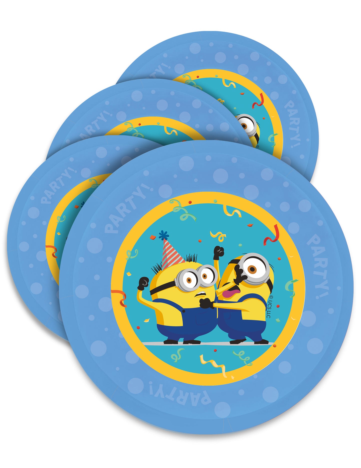 4 чинии за многократна употреба Minions™ 21 cm