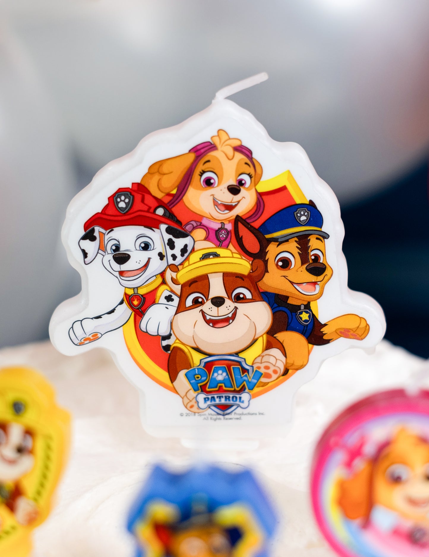 4 Пат патрулни свещи за рожден ден