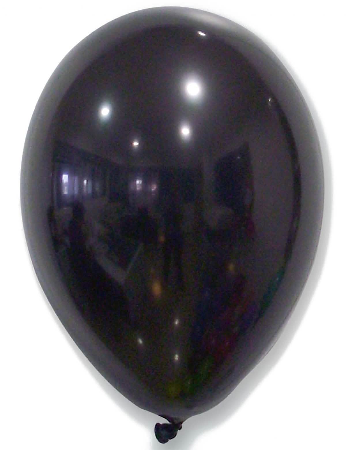 Ballons noirs pour décoration lot de 50