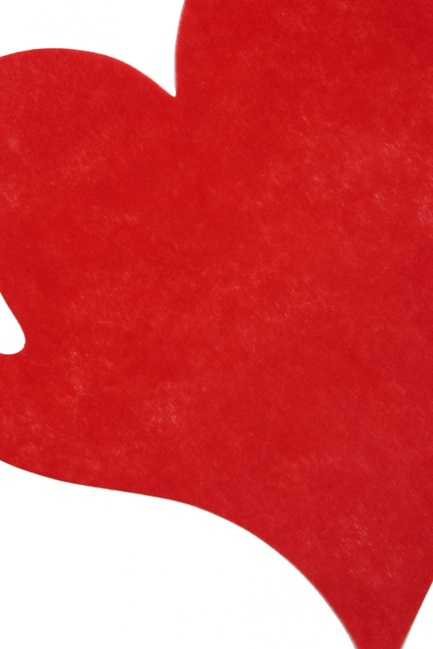 50 набори от червено сърце на маса 38 cm