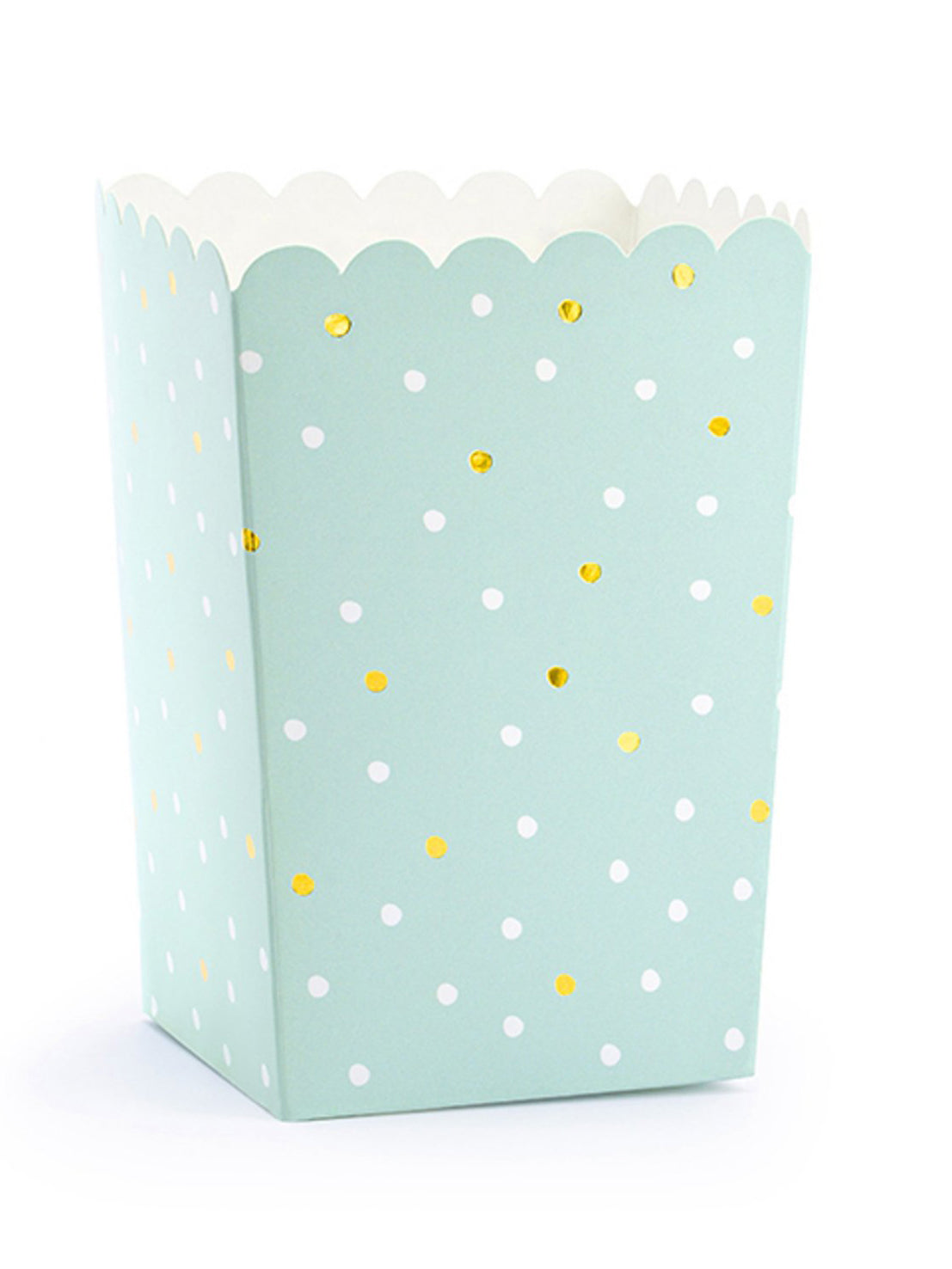 6 кутии с пуканки в 7 x 7 x 12,5 cm картон
