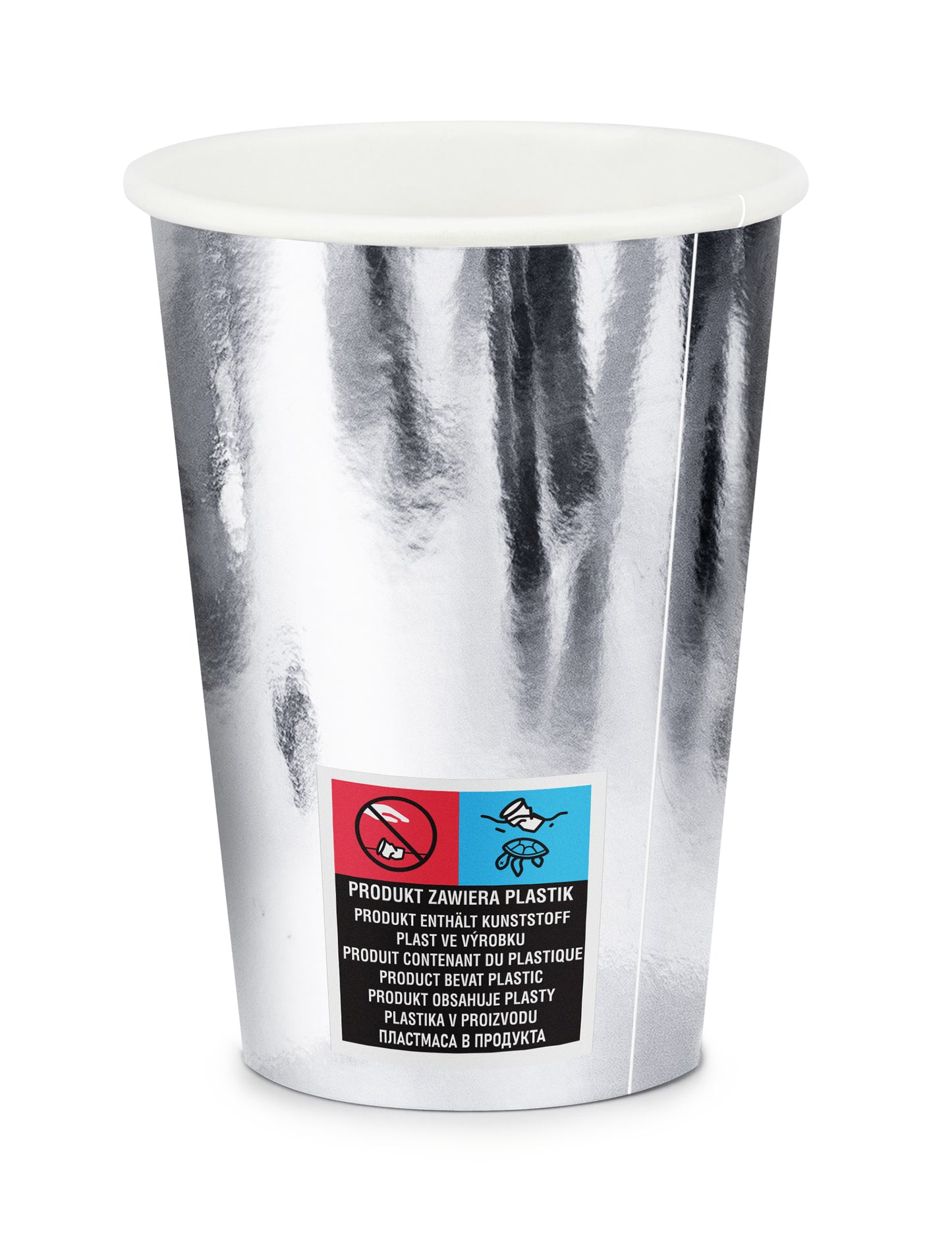 6 сребърни чаши 220 ml