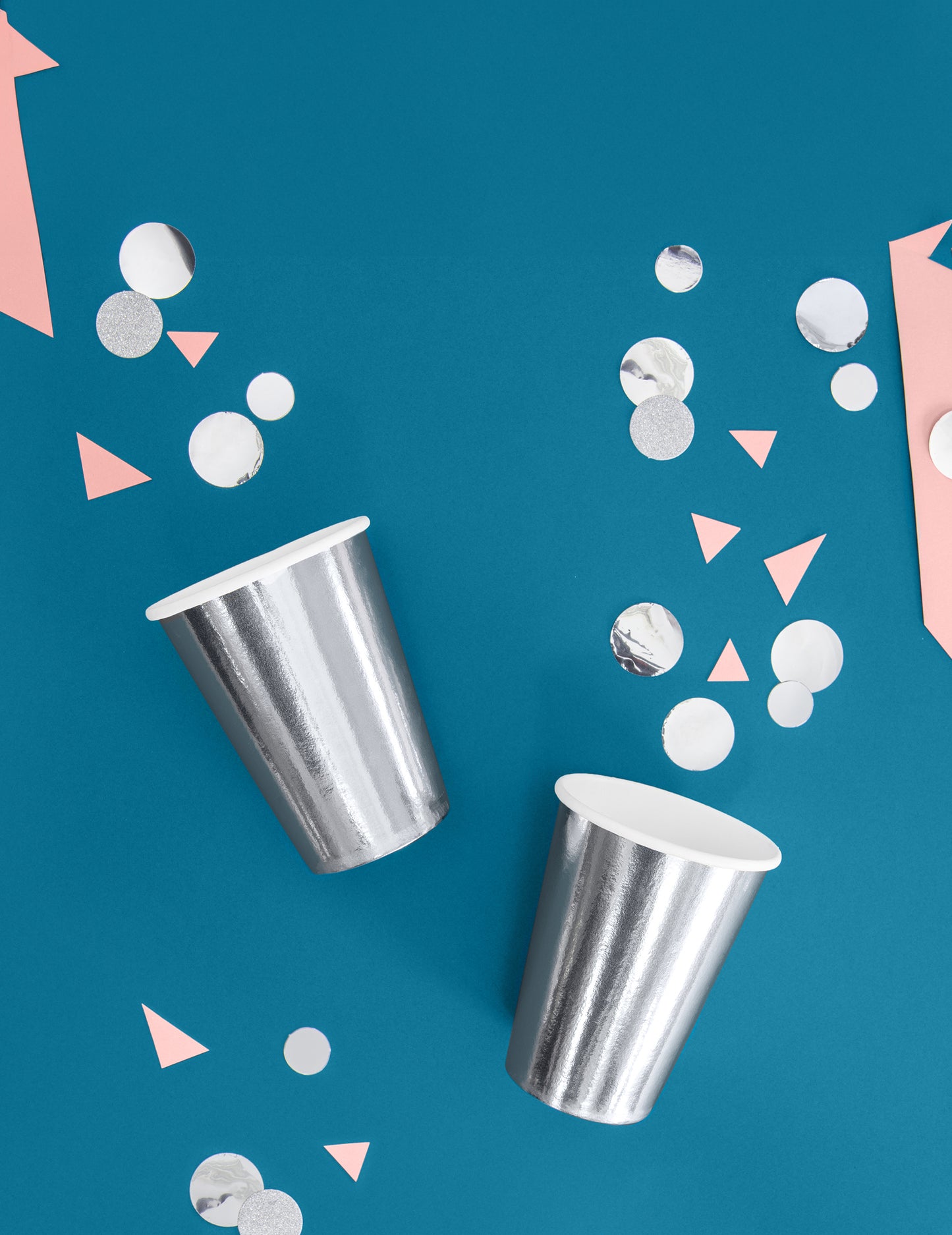 6 сребърни чаши 220 ml