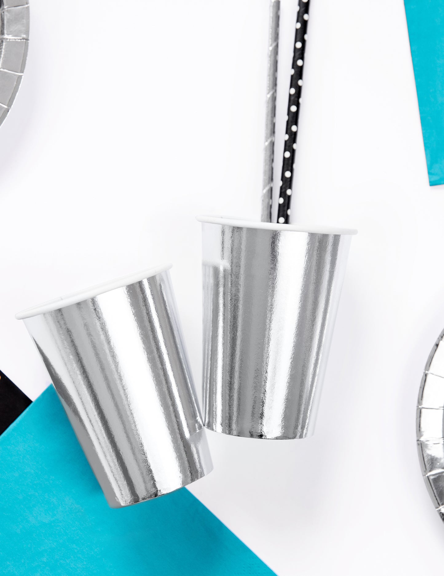 6 сребърни чаши 220 ml