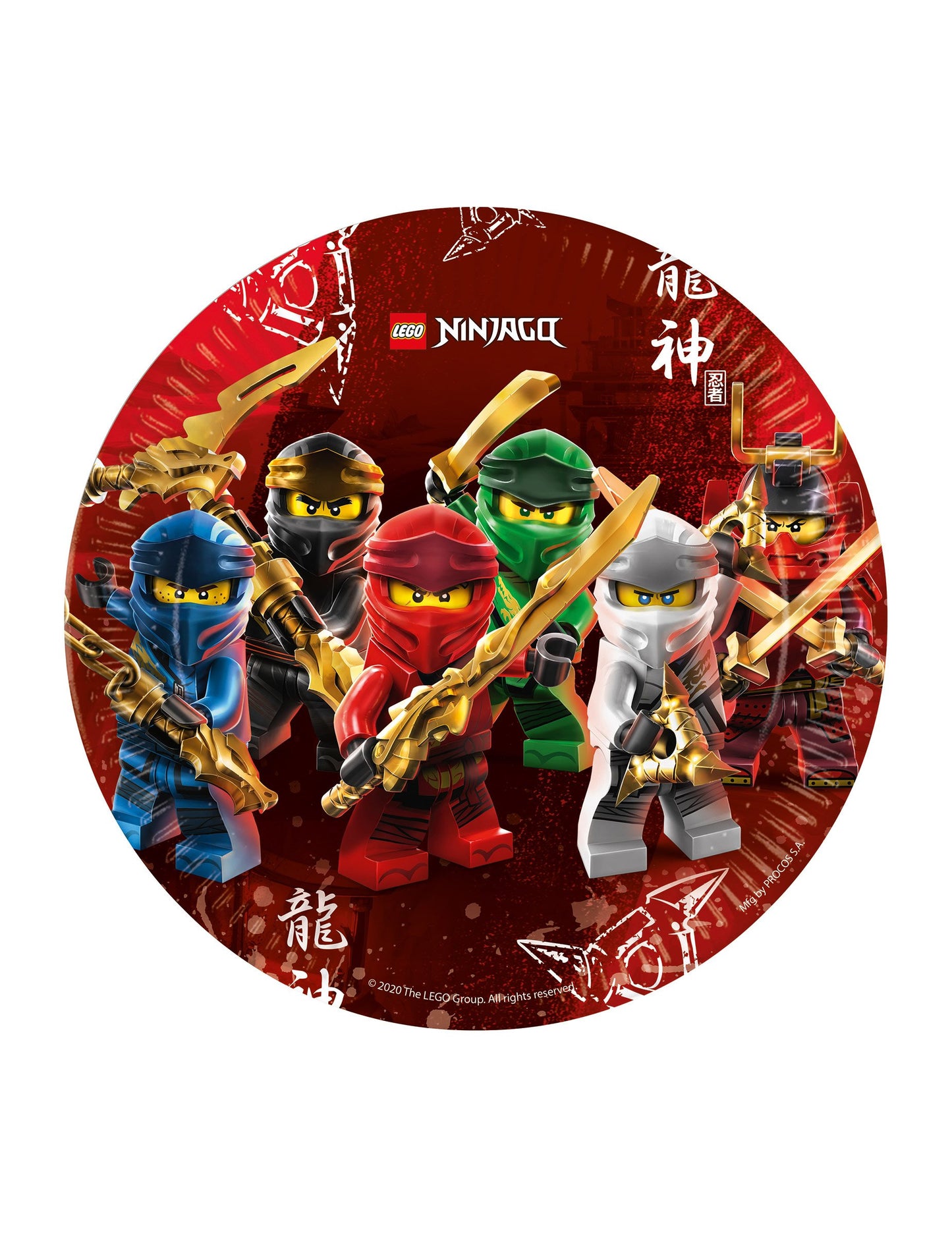 8 FSC LEGO NINJAGO 23 CM FSC картонени табели