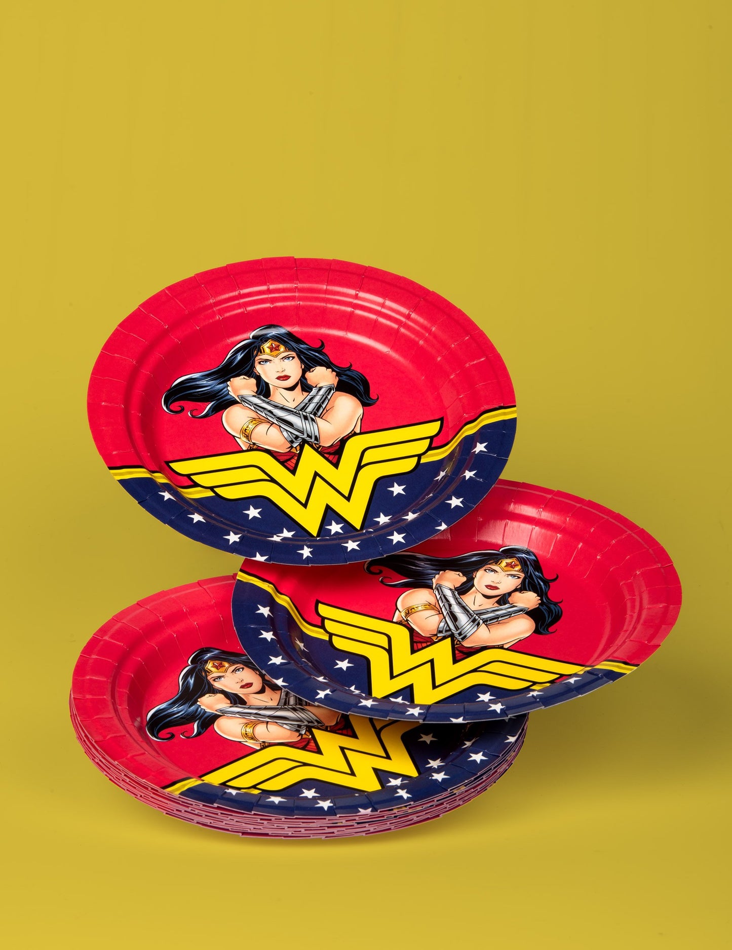 8 картонени плочи Wonder Woman 23 cm