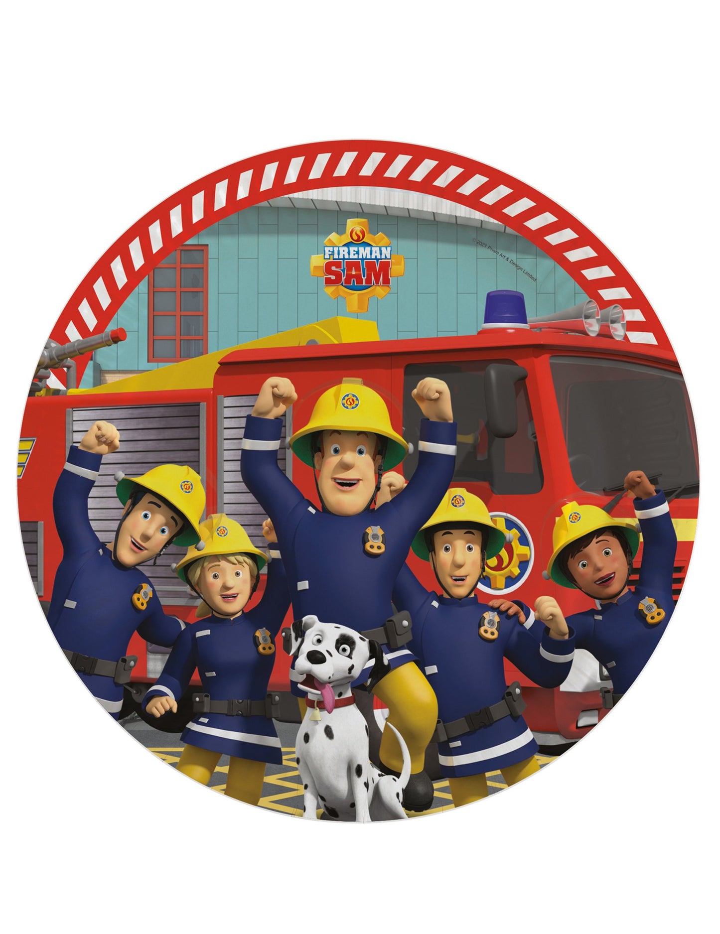 8 хартиени чинии Fireman Sam™ 23 cm