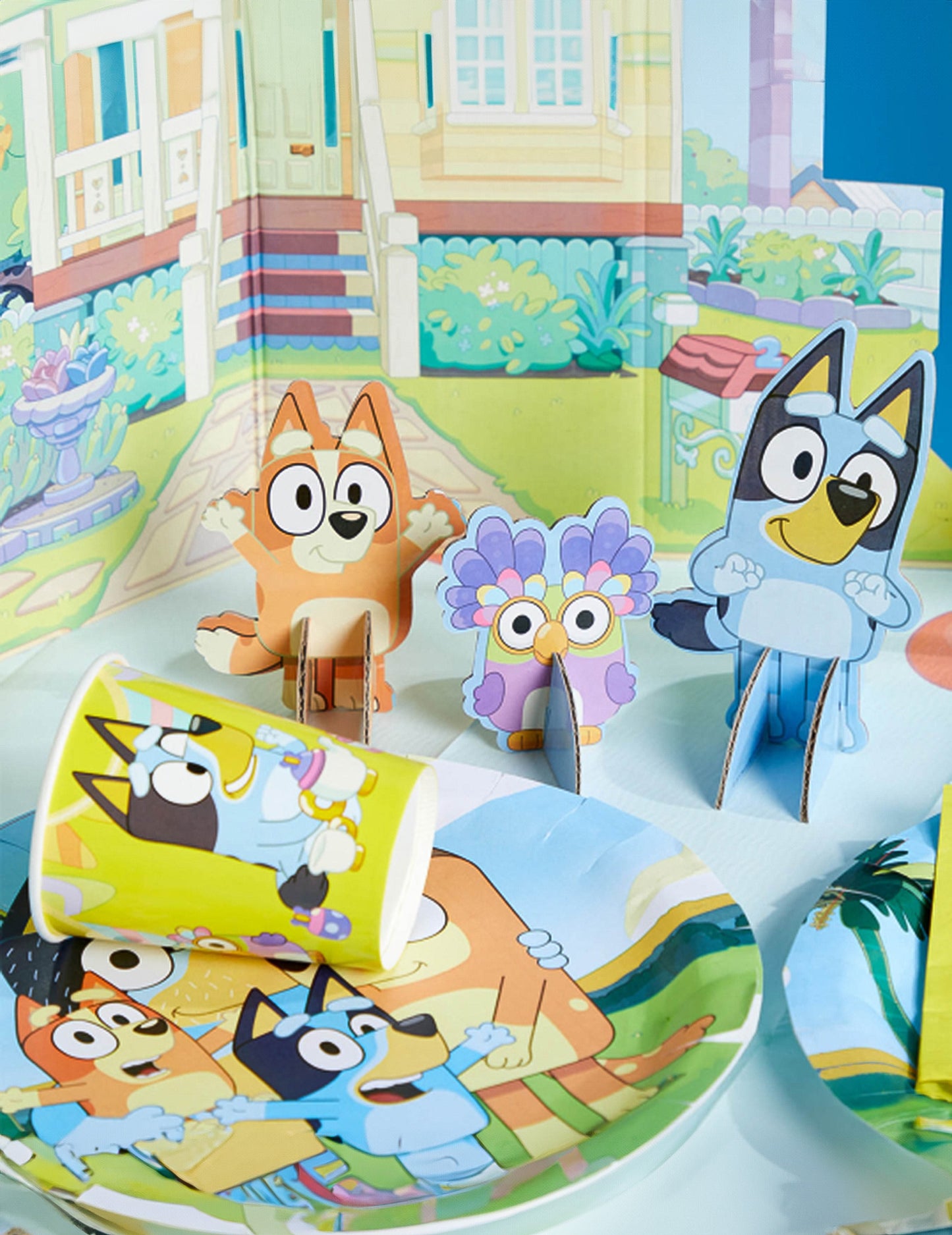 8 кръгли чинии Bluey™ 23 cm