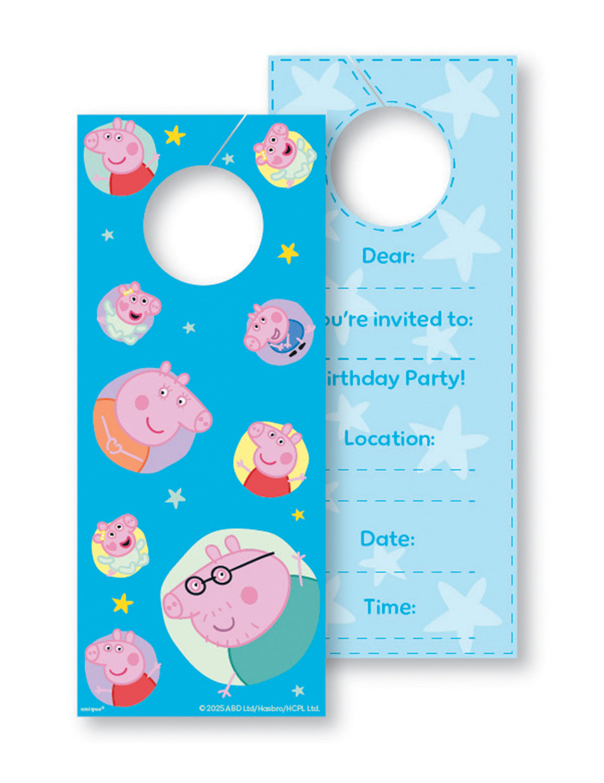 8 Поканни картички Peppa Pig™