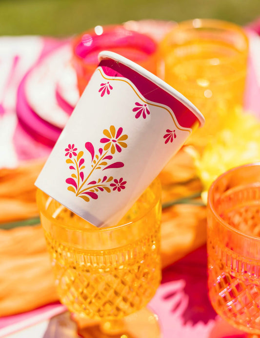 8 картонени чаши Pink Limonade 255 мл
