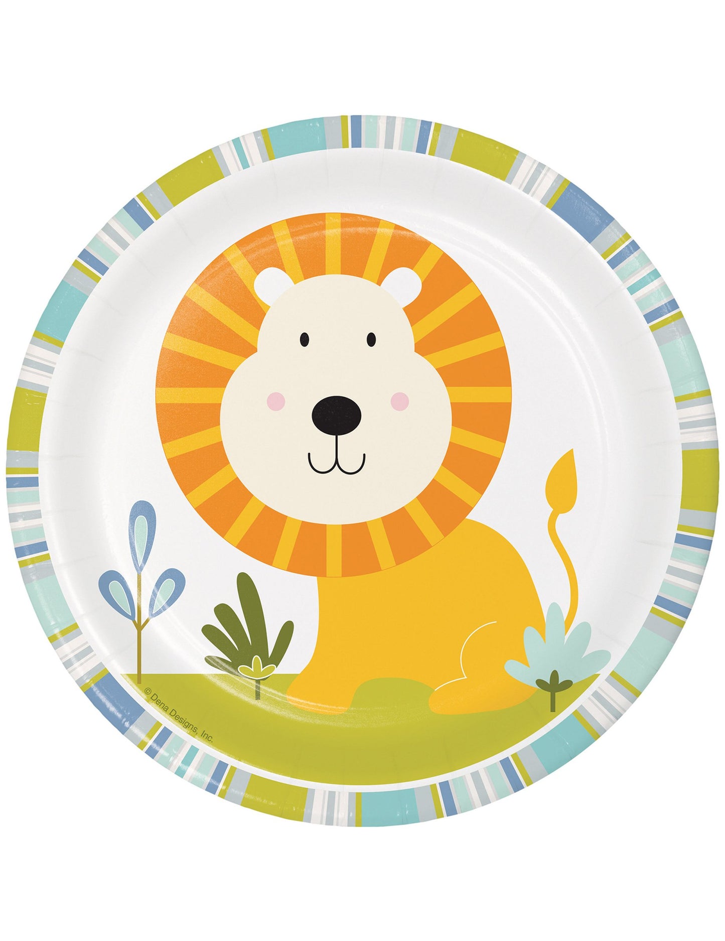 8 малки чинии в бяла джунгла бяла и жълта джунгла 18 cm