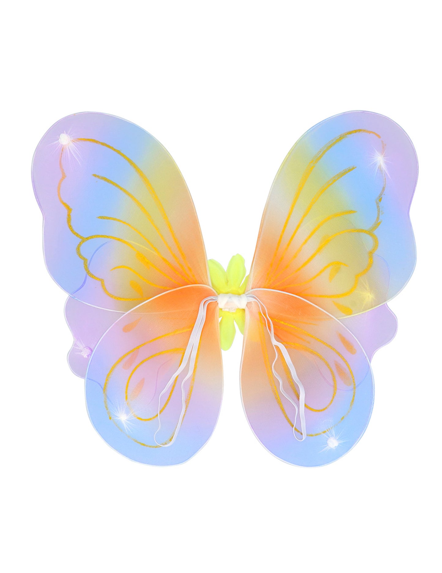 Многоцветни крила с пеперуди 40 х 50 см момиче