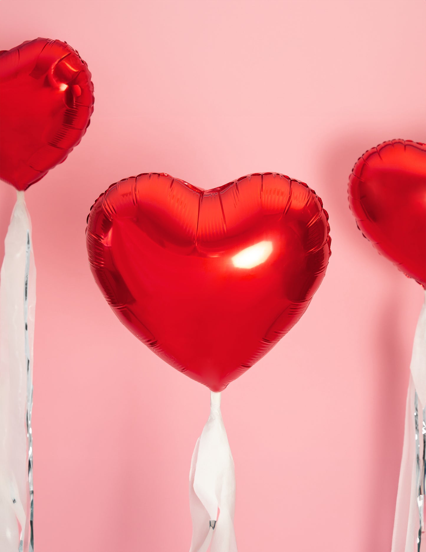 Алуминиев балон сърце червен 45 cm