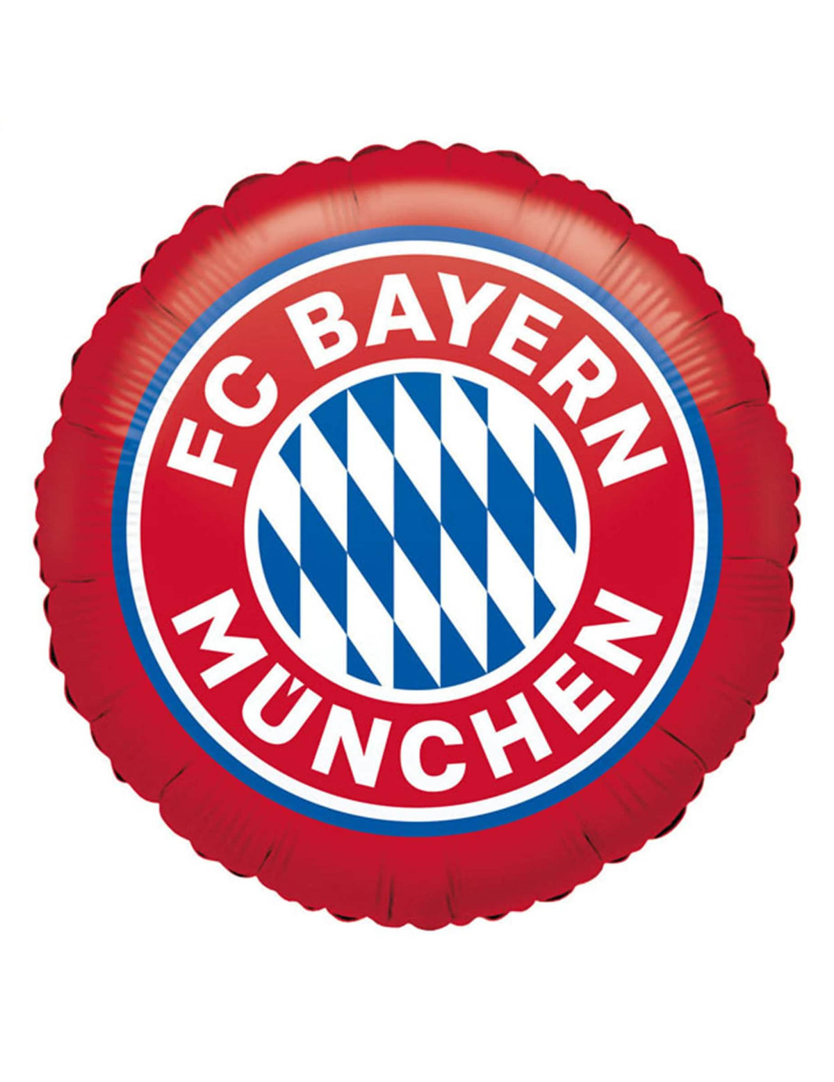 Балон от алуминий FC Bayern Munich за фен червен и син