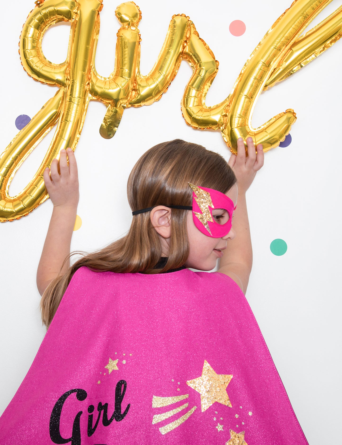 Златно момиче алуминиева топка 77 x 70 cm