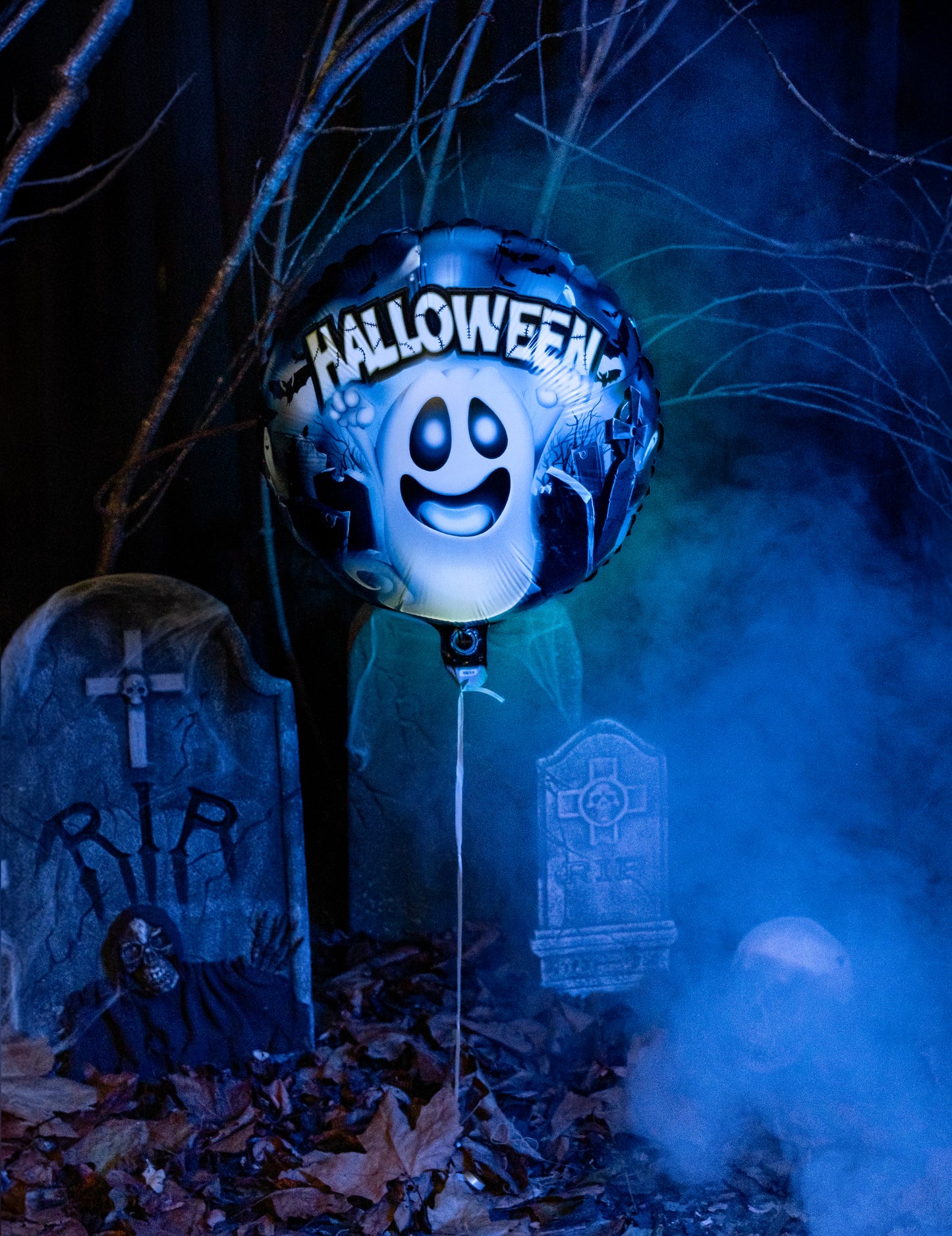 Светещ алуминиев балон Phantom illooms 55 cm