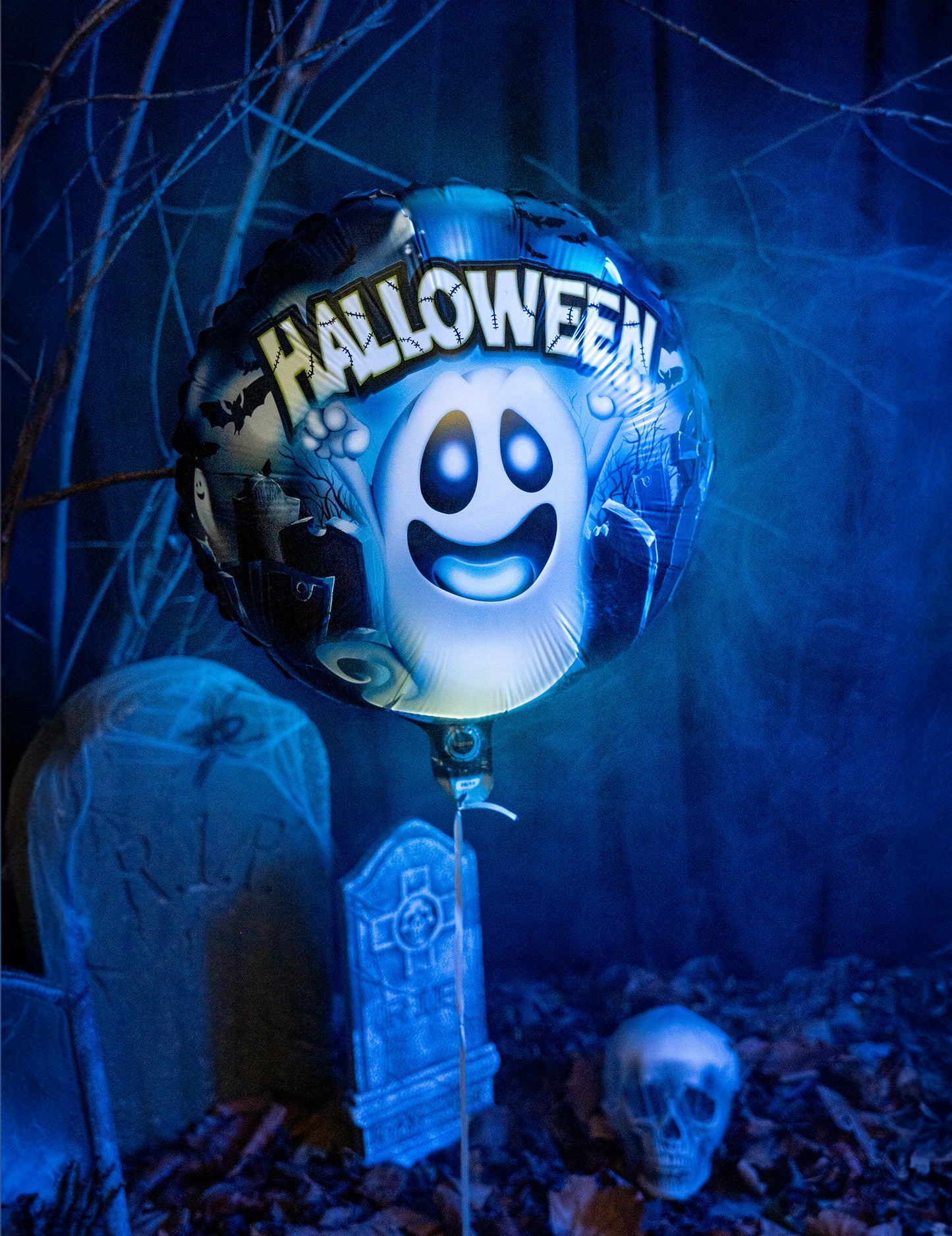 Светещ алуминиев балон Phantom illooms 55 cm