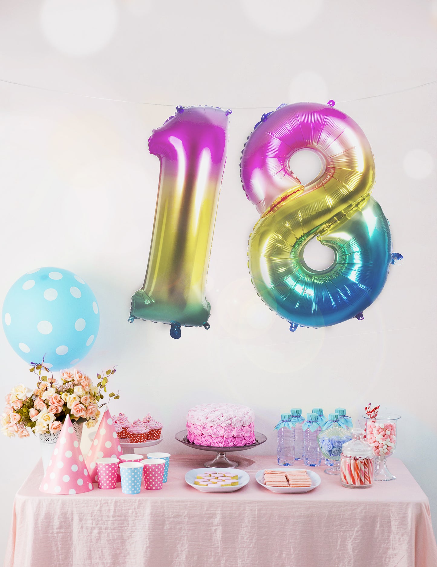 Многоцветна алуминиева топка 86 cm