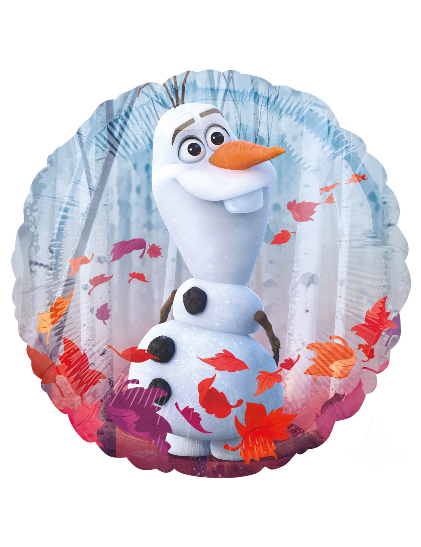 Кръгла алуминиева топка la queen des neiges 2 43 cm