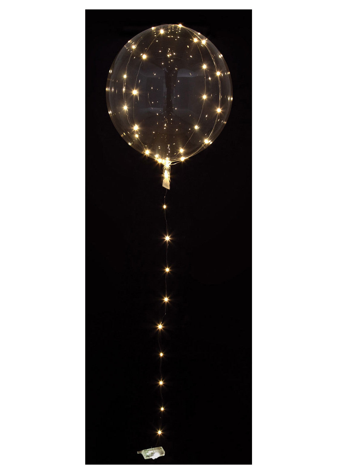 Прозрачен кристален куршум с бял светодиод 25-30 cm