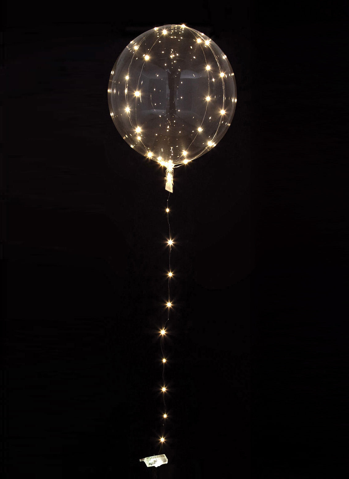 Прозрачен кристален куршум с бял светодиод 25-30 cm