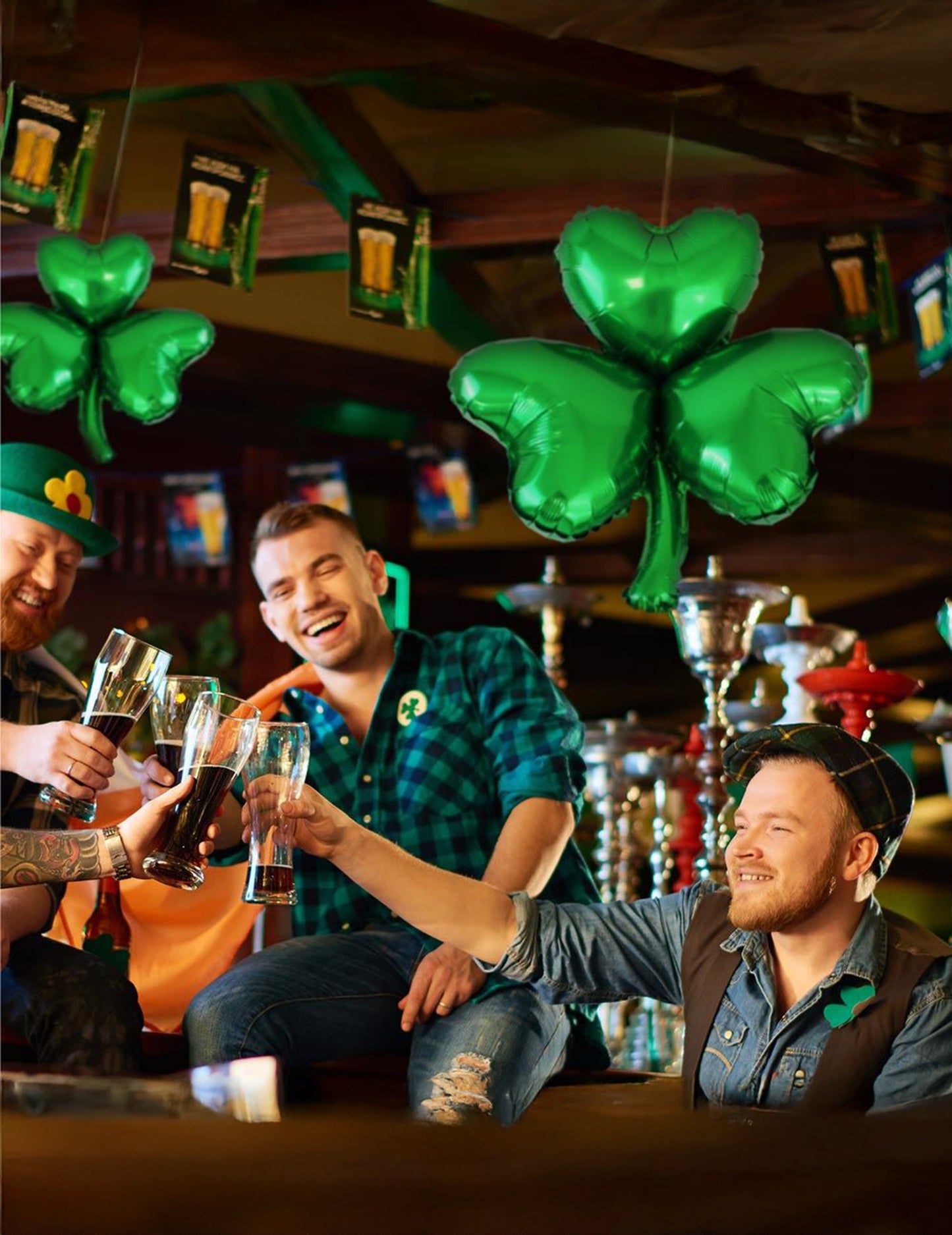 Метален балон Trèfle St Patrick 40 cm