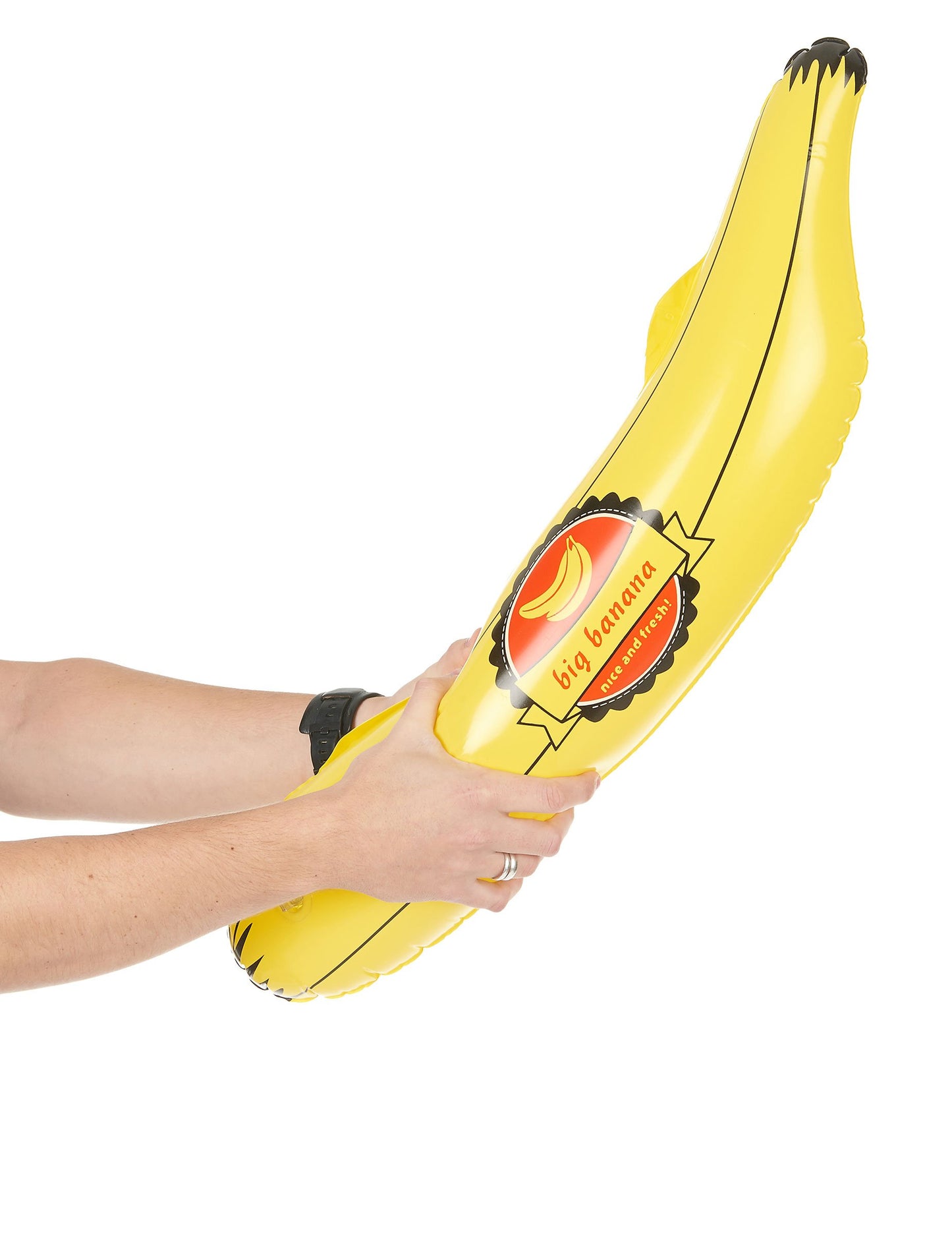 Илюстрация на жълтата надуваема банан за възрастни
