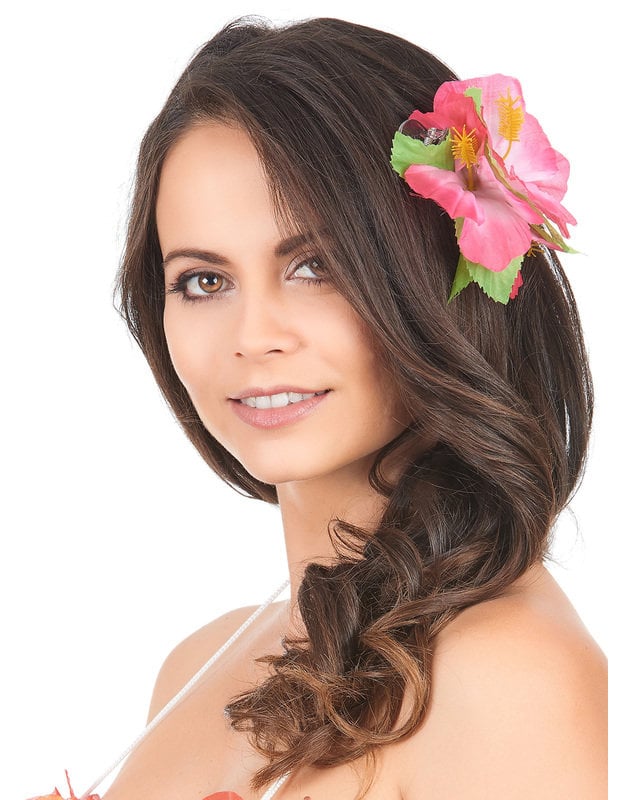 Хавай розов цветна лента