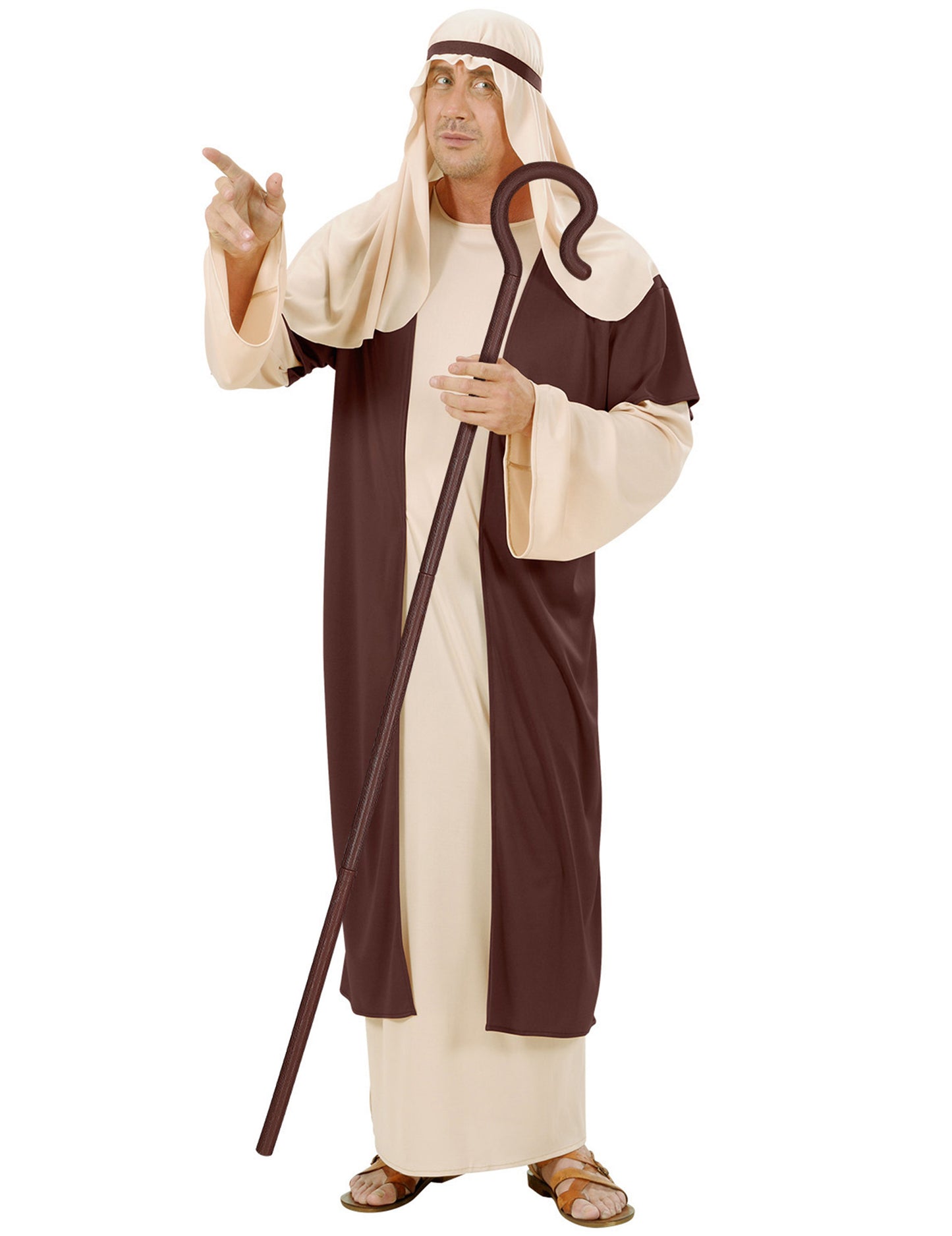 Mise en situation du bâton de berger pour adulte