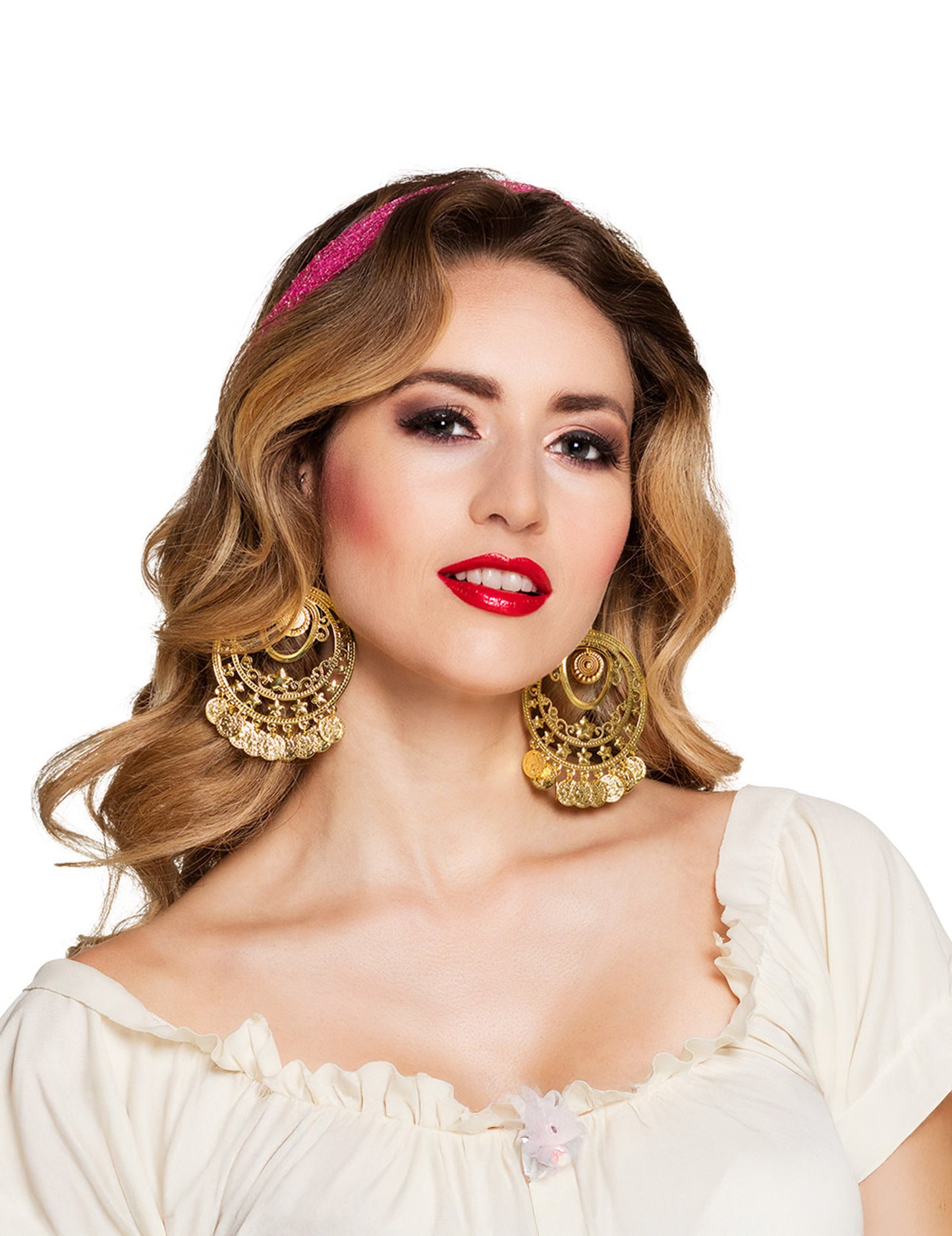 Златни обеци от ориенталски танцьор